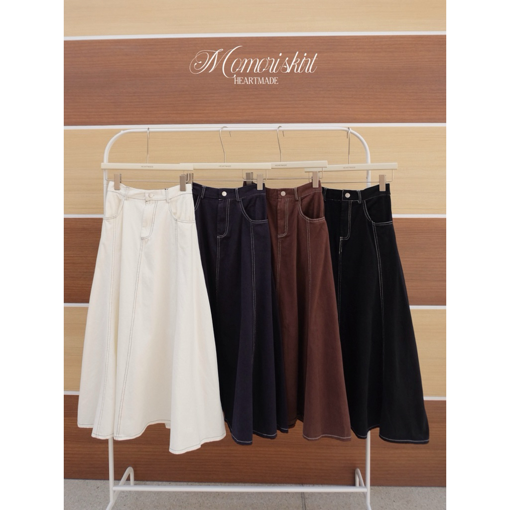 Heartmade-Momori skirt(สินค้าพร้อมส่ง)