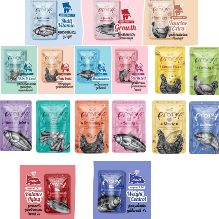 อาหารแมวเปียก Pramy พรามี่  70g