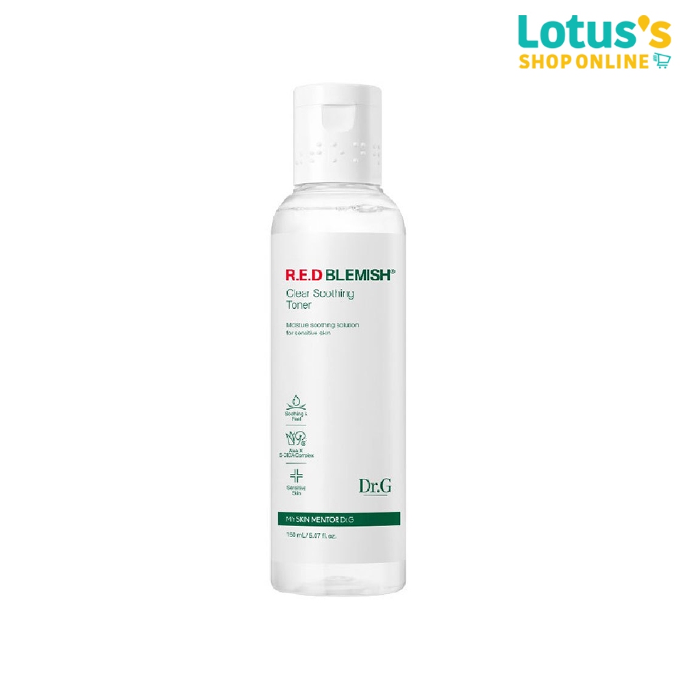 ดอกเตอร์จี เคลียร์ซูทติ้ง โทนเนอร์ 150 มล. Dr.G CLEAR SOOTHING TONER 150 ML.
