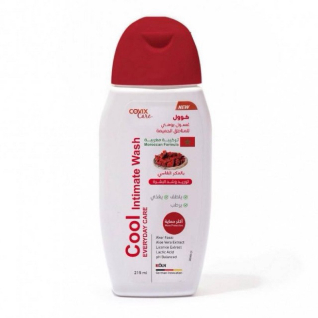 Covix Care โมร็อกโก 215ml สูตร Aker Fassi เปลือกทับทิมทำความสะอาดจุดซ่อนเร้น ยับยั้งแบคทีเรีย อมชมพู