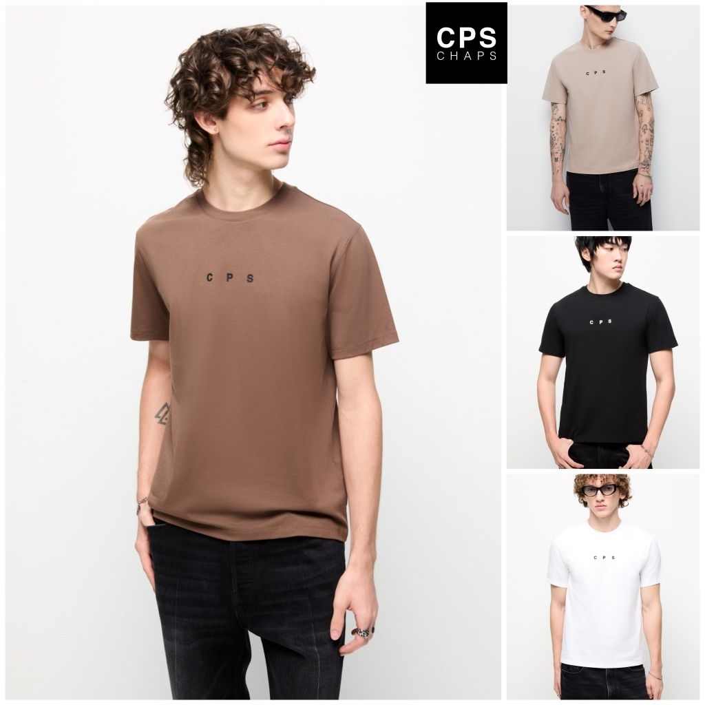 ⭐️CPS Chapsแท้💯⭐️ เสื้อยืดผู้ชาย เสื้อยืดCPS Chaps คอลใหม่ล่าสุด ไซส์s-xl