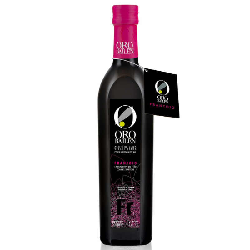 โอโร ไบเลน ฟรานโตโย น้ำมันมะกอกธรรมชาติเกรดพิเศษ 500 มล. - Frantoio Extra Virgin Olive Oil 500ml Oro Bailen brand