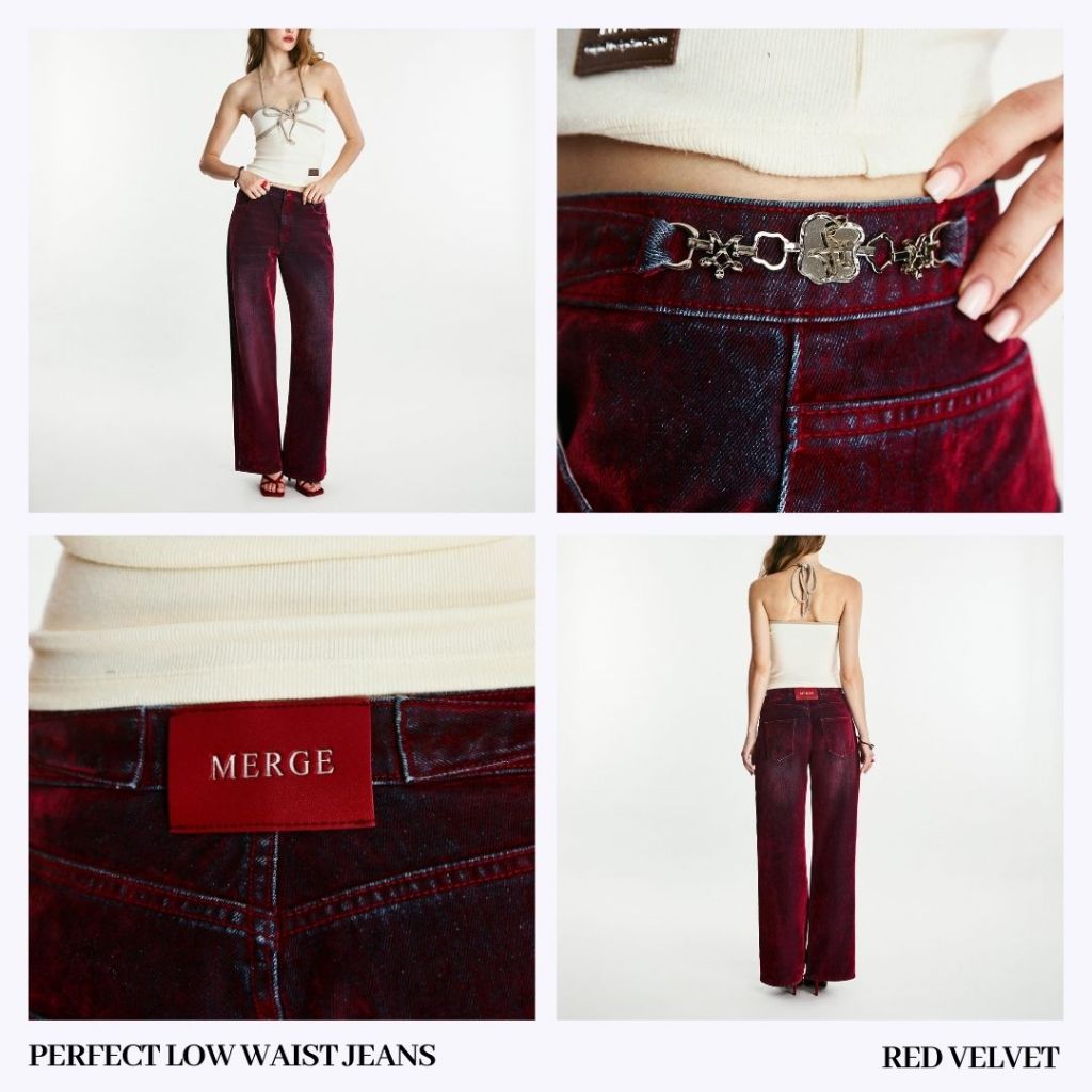 Merge Official - Perfect Low Waist Jeans Seasonal Colors (พร้อมส่ง) รูปที่ 2