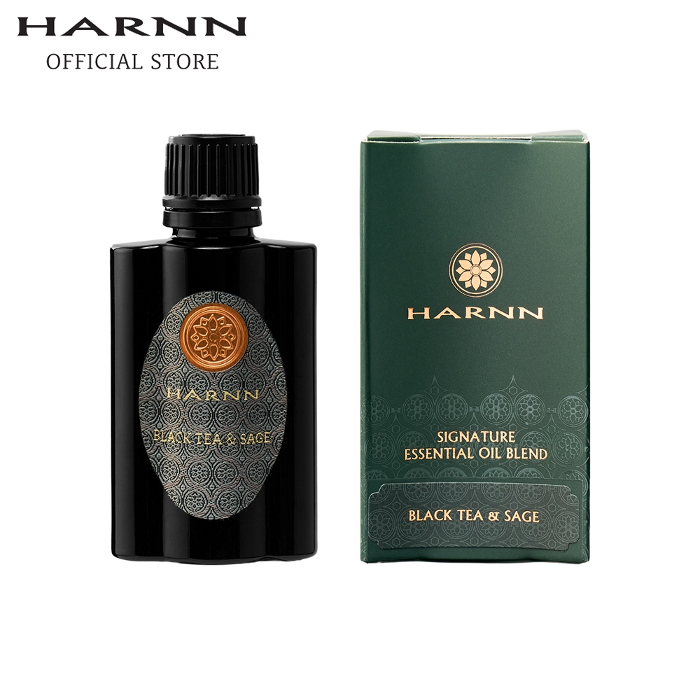 HARNN BLACK TEA & SAGE SIGNATURE ESSENTIAL OIL BLEND 35 ML