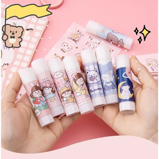 🌈กาวแท่ง ลายการ์ตูน🌈glue stick กาวPVA ✔️พร้อมส่งในไทย 🎲คละลา…