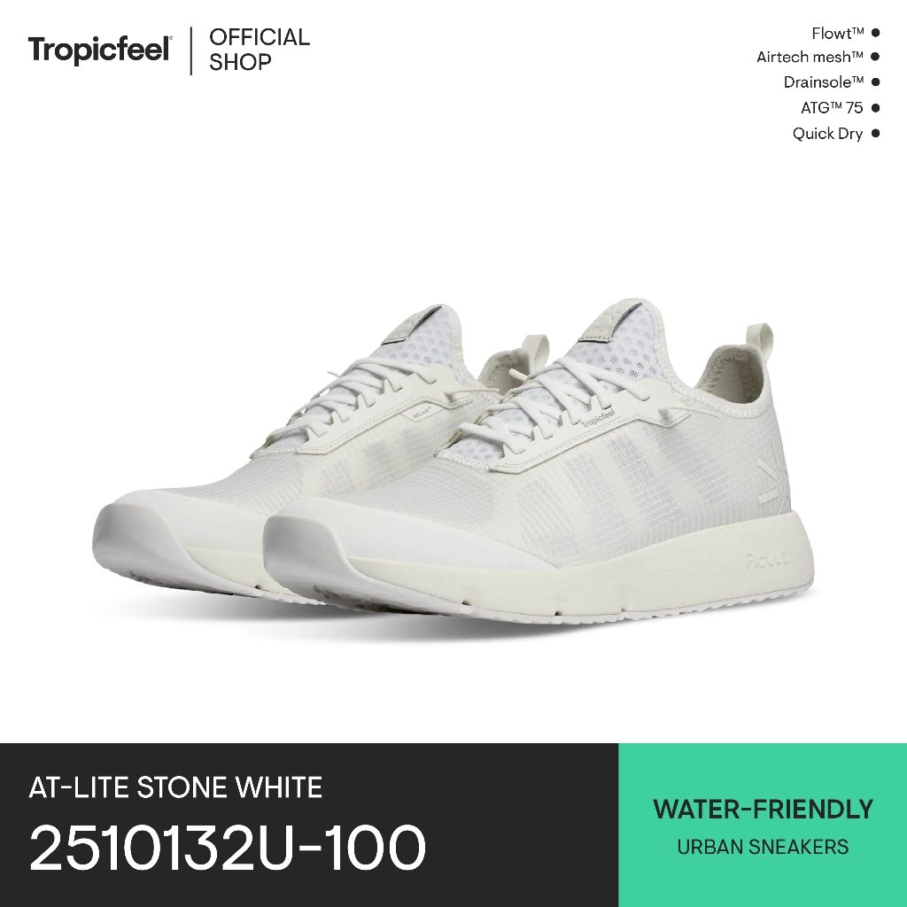 Tropicfeel All-Terrain Lite Stone White รองเท้าผ้าใบ (2510132U100)
