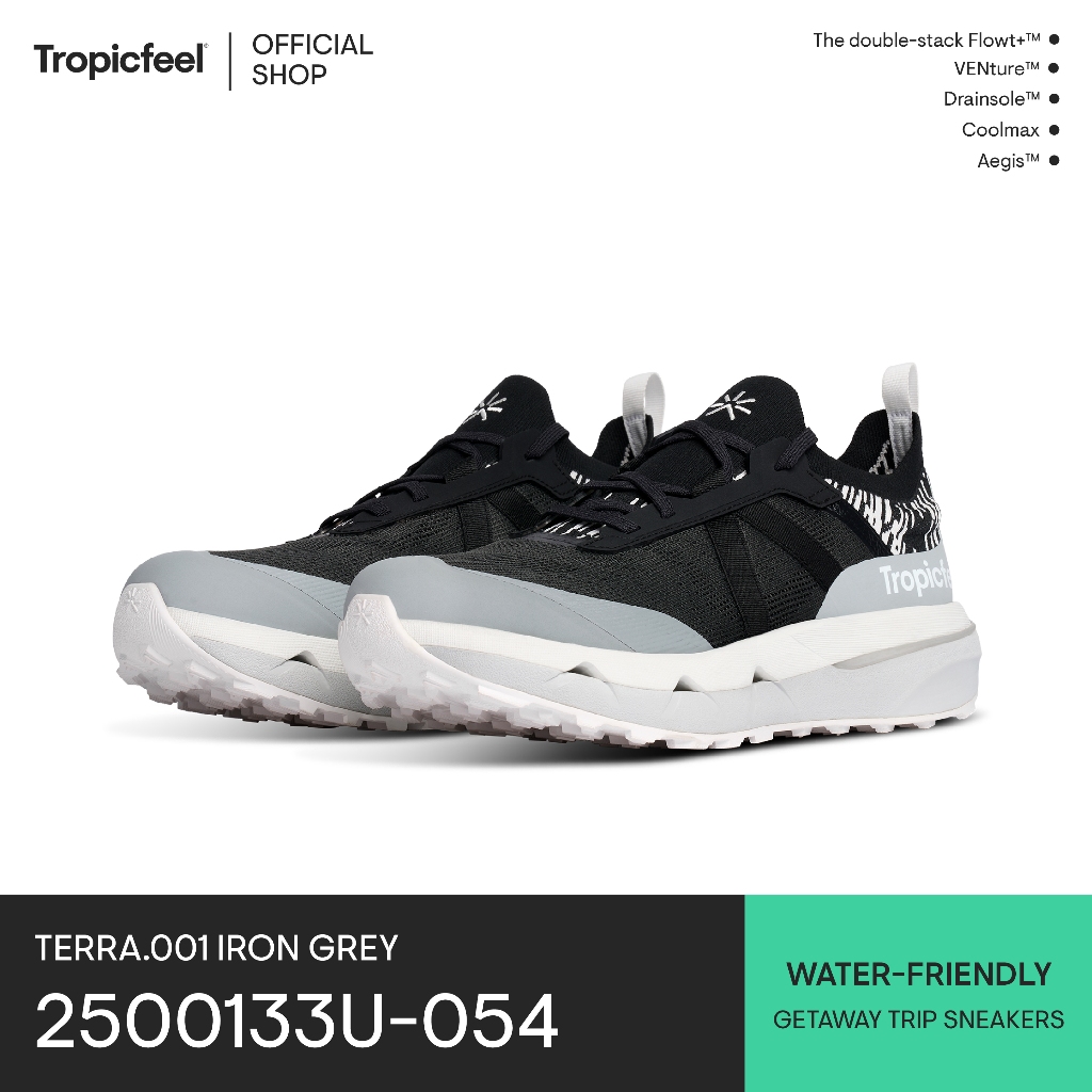 Tropicfeel Terra.001 Iron Grey รองเท้าผ้าใบ (2500133U054)