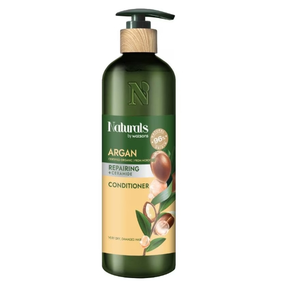 Naturals by Watsons เนเชอรัล บาย วัตสัน อาร์แกน รีแพร์ริ่ง คอนดิชันเนอร์ 490มล