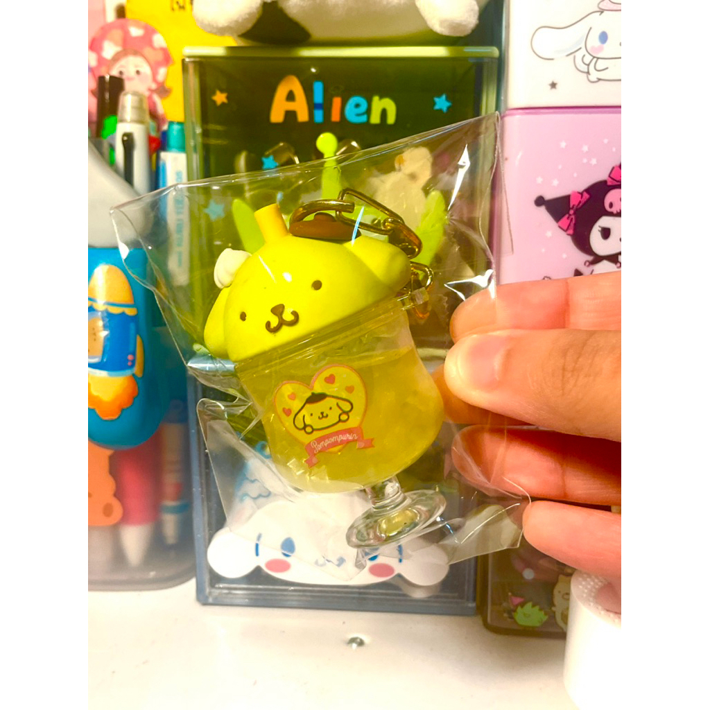 🫧Cream soda Pompompurin keychain 🍮🤎