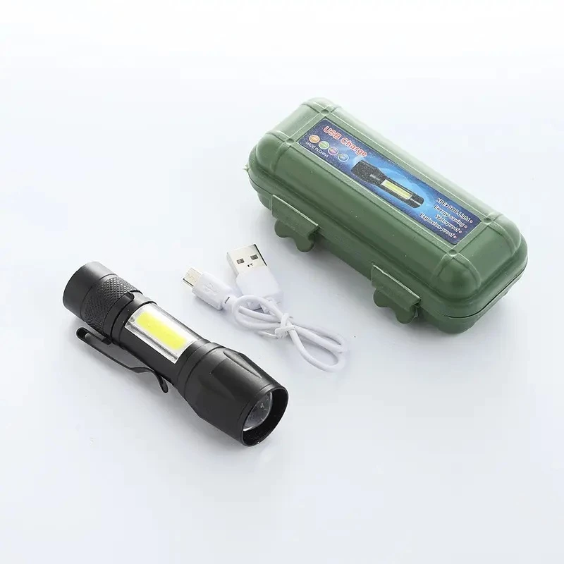 ไฟฉายแรงสูง No.511/No.513 ชาร์จ USB ปรับได้ 3 โหมด thumbnail 5