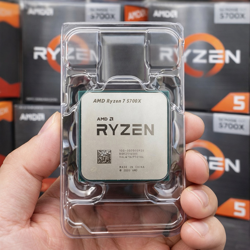 CPU (ซีพียู) AMD RYZEN 7 5700X 8Core 16Tread (SOCKET AM4) สินค้ามือ1 มีของพร้อมส่ง ร้านในไทย ส่งด่วน