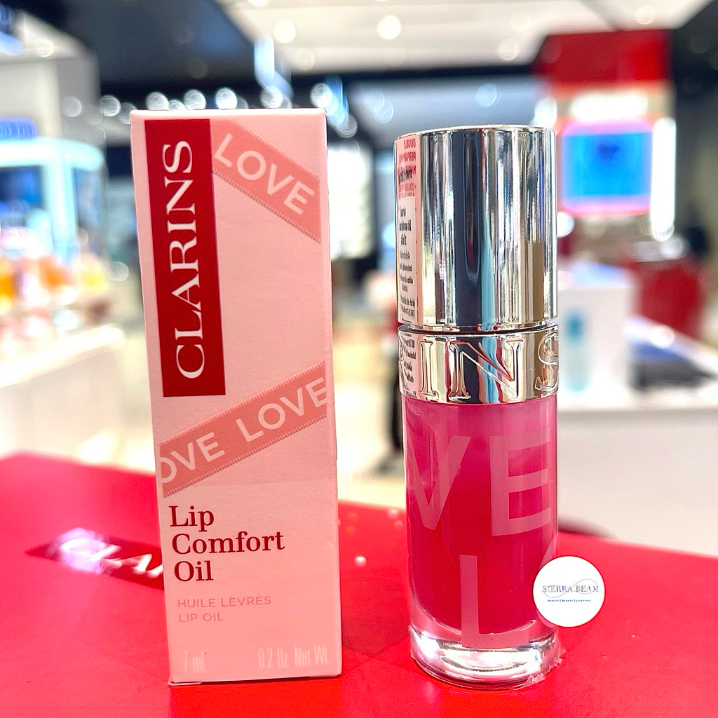 CLARINS ลิปออยล์ Lip Comfort Oil - LOVE Collection ปี 2025 ของแท้ King Power /ห้าง Central