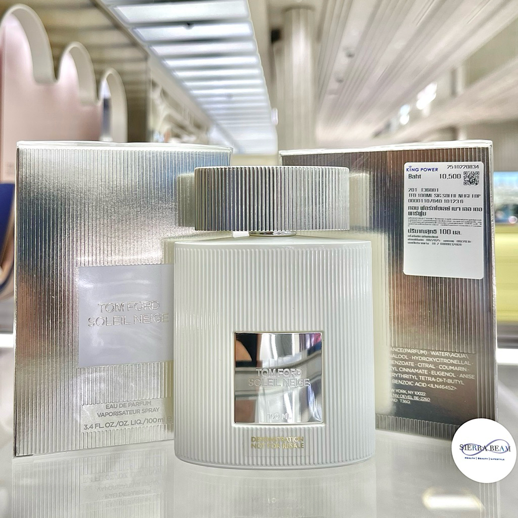 แท้จาก King Power น้ำหอม Tom Ford Soleil Neige EDP แพ็จเก็ตใหม่ 100 ml. ปี 2025
