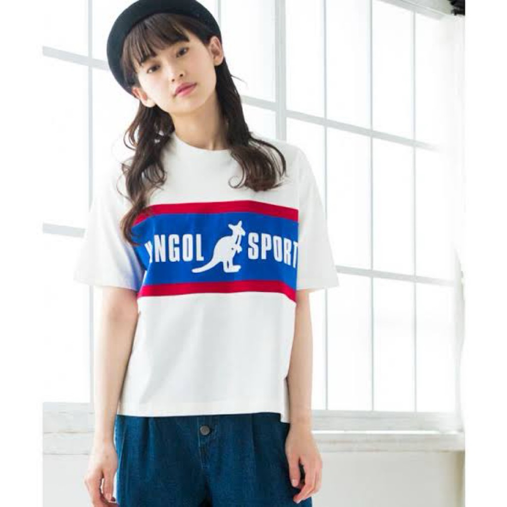 KANGOL SPORT / Tee Shirt , White