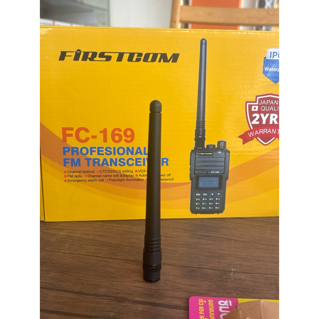 เสาอากาศวิทยุสื่อสาร ตรงรุ่น firstcom fc168-168แท้จากโรงงาน