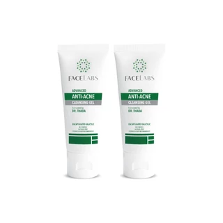 (แพ็ค 2,3 ขวด)เจลล้างหน้าลดสิว สูตรคุณหมอ FACELABS Advanced Anti-Acne Cleansing Gel 100 ml คุมมัน ลดสิว ผิวแพ้ง่ายใช้ได้