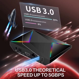 R69 PLUS Android 14 Smart TV box ALLWINNER H728 BT5.X ถอดรหัสวิดีโอ Wifi6 1000M Lan รุ่นไหม่ปี2026