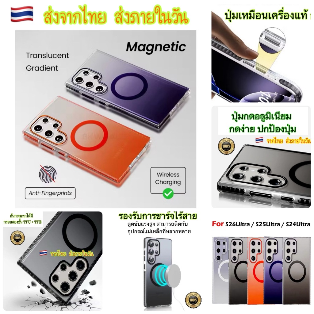 ส่งจากไทย ส่งเร็ว1-2วัน case เคสโทรศัพท์มือถือ Samsung S26 S26plus S26ultra S25ultra S24ultra