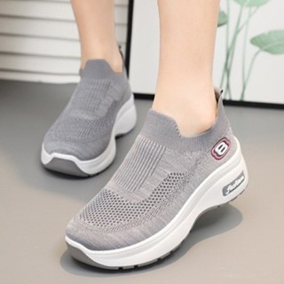 Tnicoo รองเท้าผ้าใบผู้หญิง น้ำหนักเบา พื้นรองเท้าทำจากยางกัน…