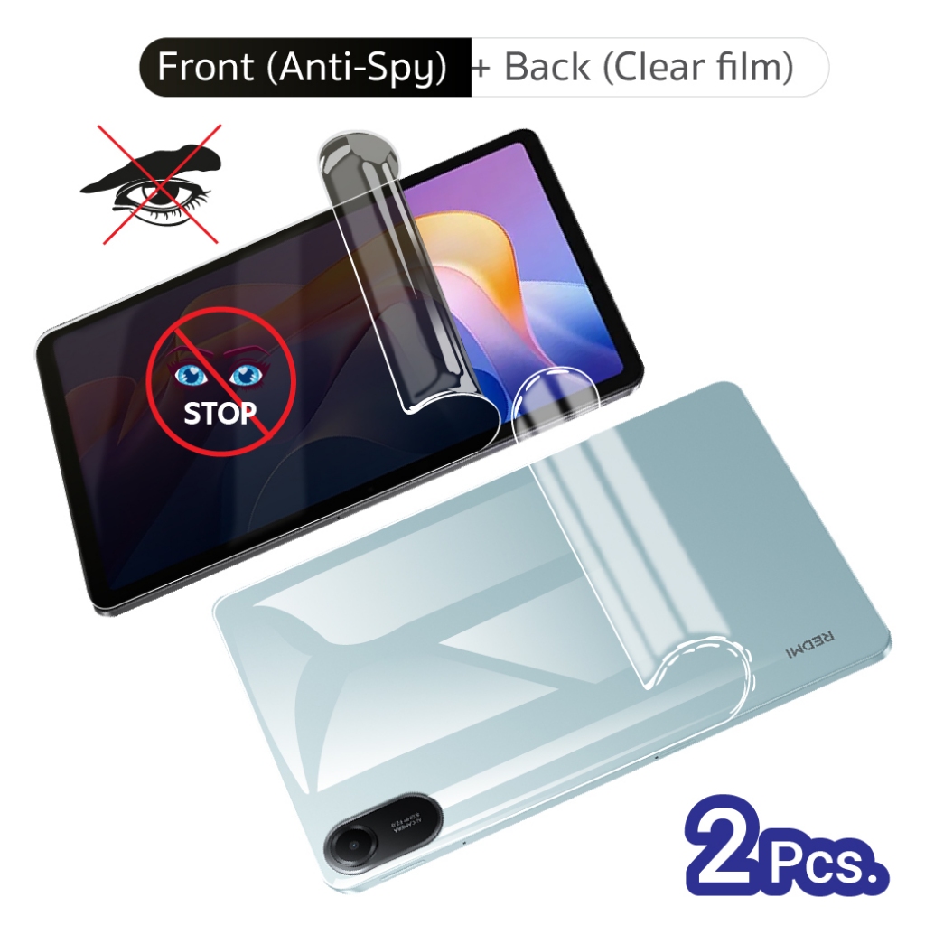 ฟิล์มไฮโดรเจล หน้า-หลัง สำหรับ เรดมี่ แพด 2  Use For Redmi Pad 2 11.0 (2025)  Hydrogel Film  front-back ราคา ถูกที่สุด ดีลบีเคเค แกลเลอรีภาพที่ 7