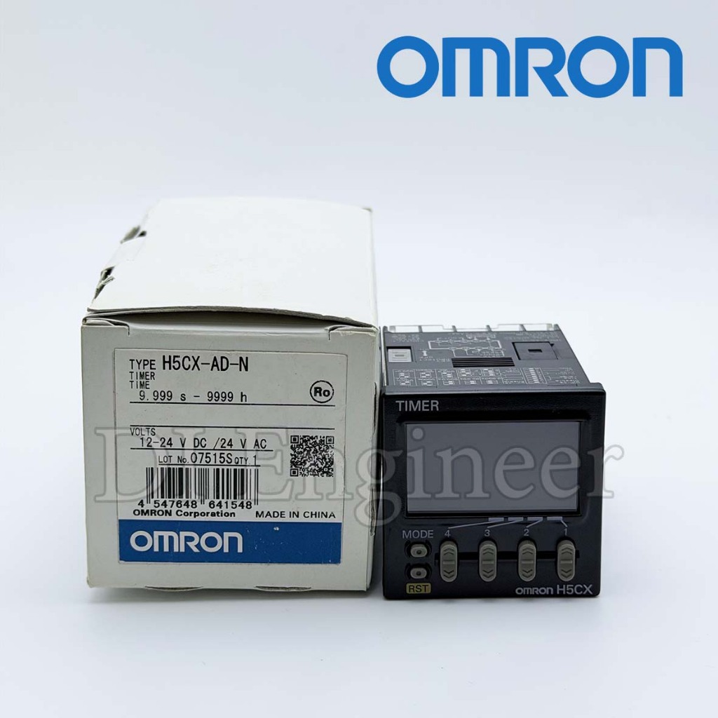 Omron Digital Timer ดิจิตอลทามเมอร์ H5CX-AD-N 12-24VDC/AC ,H5CX-A-N 100-240VAC