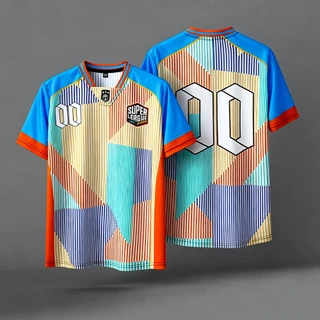 เสื้อกีฬา รุ่นใหม่ 2026 เสื้อพิมพ์ลาย คอวี เสื้อยืดแขนสั้น เบาสบายระบายอากาศ JERSEY