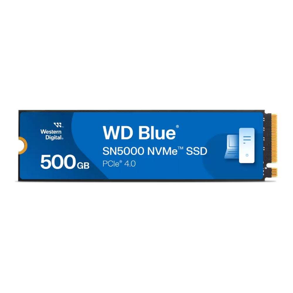 WD SSD M.2 NVMe WD BLUE SN5000 500GB GEN 4.0 WDS500G4B0E