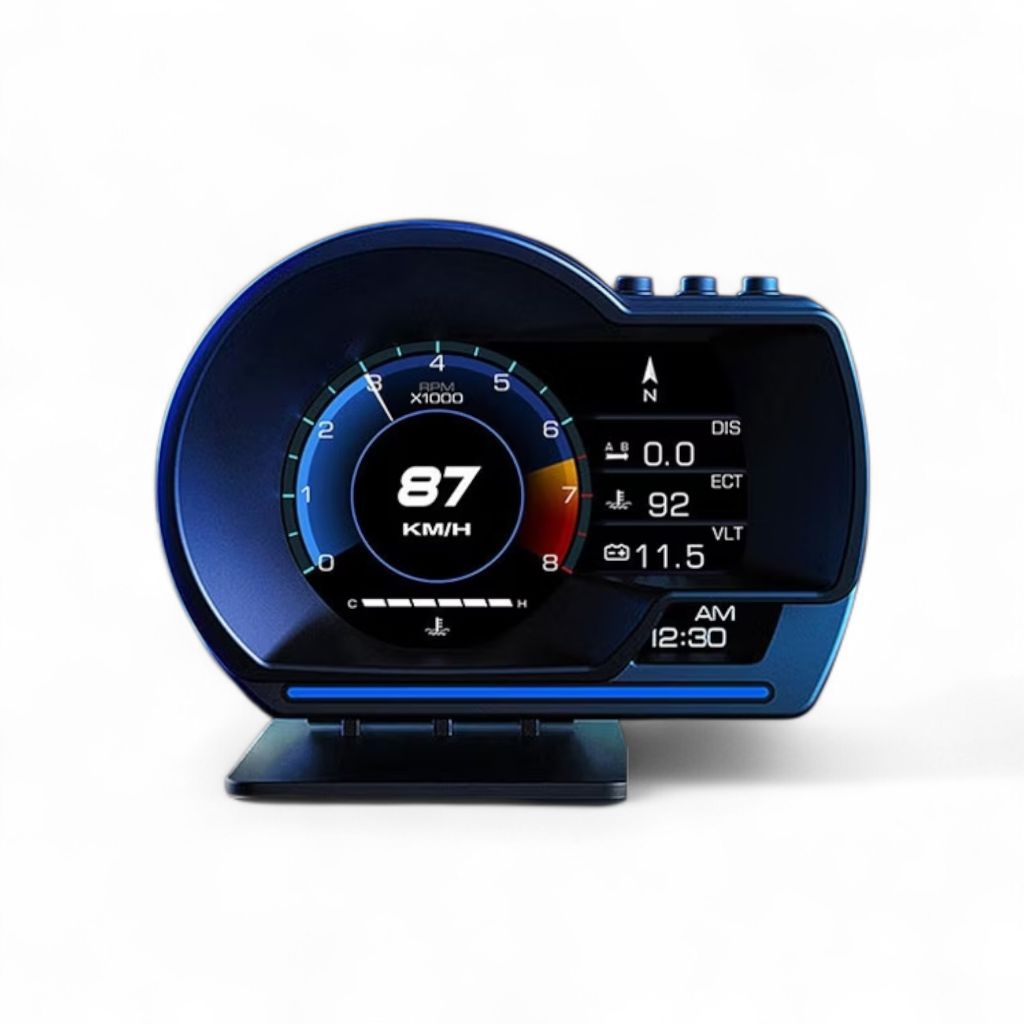 Smart Gauge P6 PLUS OBD2+GPS เมนูภาษาไทย Smart Gauge เกจรถยนต์ หน้าจอแสดงผล วัดความร้อน