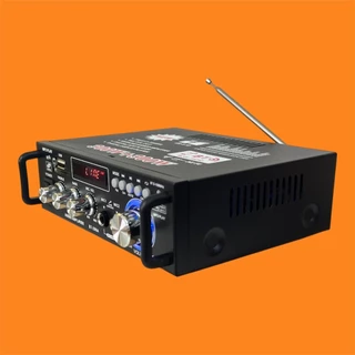 แอมป์ขยายเสียง ACDC มี Bluetooth /USB/SD/FM เครื่องขยาย 600W(300W+300W)BT-298A