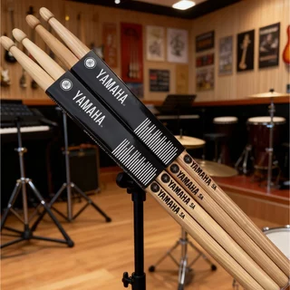 ไม้กลอง​Yamaha​5A/7A​ ไม้กลอง ไม้เมเปิ้ล แพ็ค1 คู่ Drum stick สำหรับห้องซ้อม นักเรียน