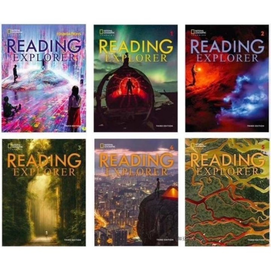 6 ชิ้น/เซ็ต National Geographic English Reading Textbook Reading Explore Third Edition English Book