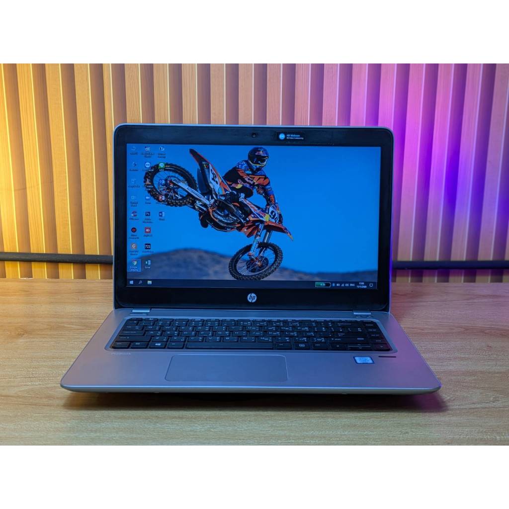 second hand notebook  HP Probook 440 G4   สเปก intel Core i7-7500U (gen7)   Ram 8 GB SSD 250 GB