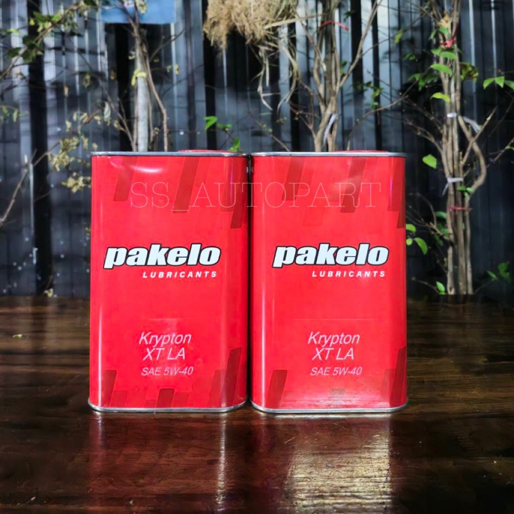 แท้100% น้ำมันเครื่องรถยนต์ Pakelo Lubricants รุ่น Krypton XT LA SAE 5W-40 ขนาด 1 L.