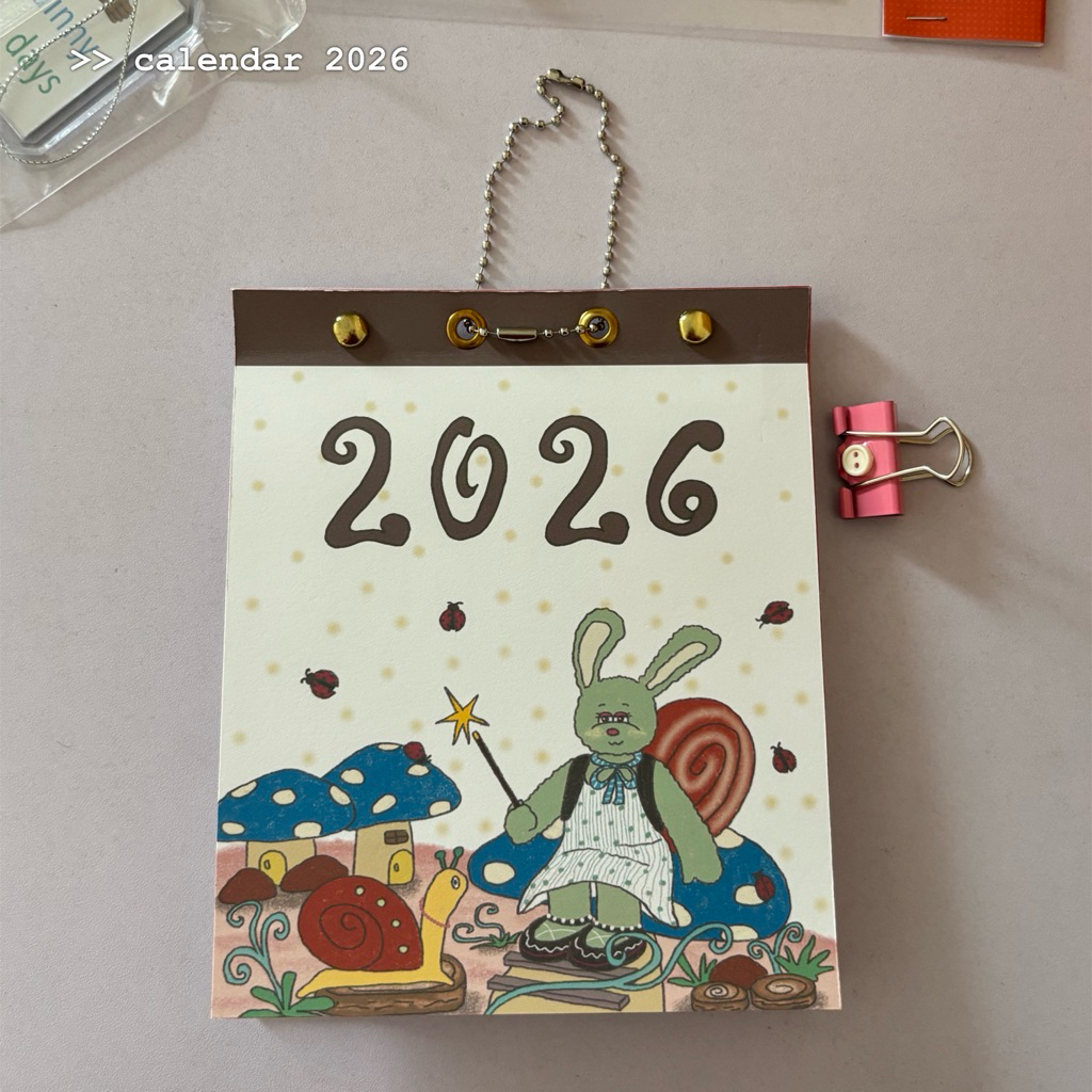 ปฏิทินแขวน 2026 (ด้านในเขียนได้)