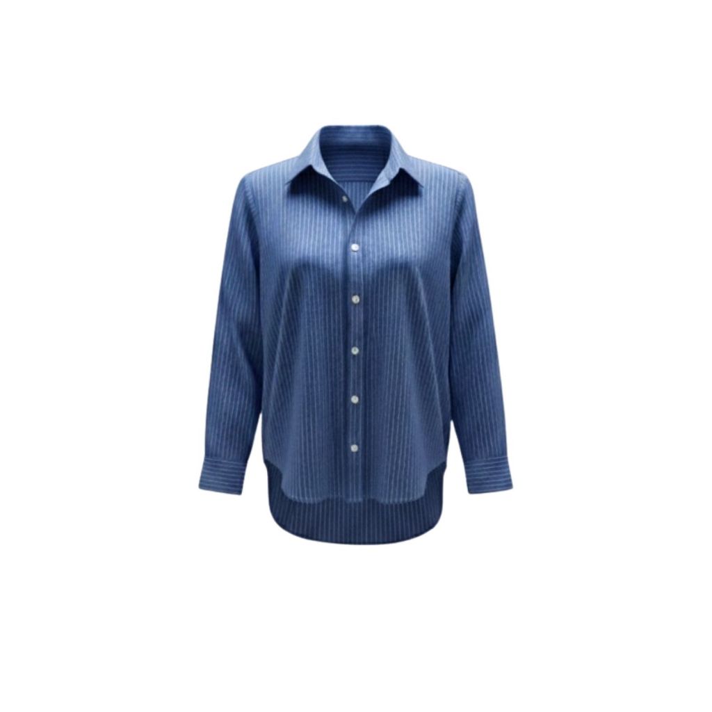 MMCHIC - PINSTRIPED BUTTON-DOWN SHIRT