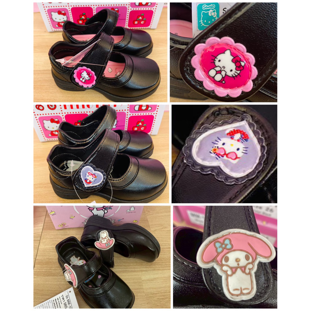 รองเท้านักเรียน Hello kitty & My melody  แบบ TAPE