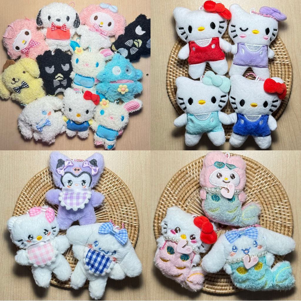 คูปองลด25.- คละได้ทั้งร้าน🧺🧸 พวงกุญแจ keychain sanrio รวมงานพวงกุญแจ