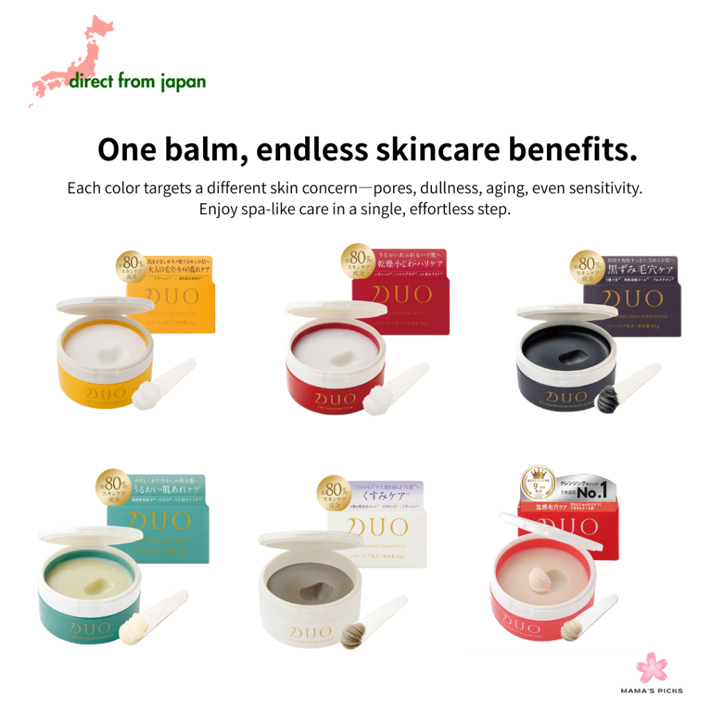 【Direct From Japan】DUO The Cleansing Balm – Japanese Makeup Remover & Skincare Cleanser