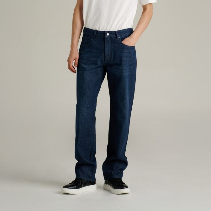 Mc JEANS กางเกงยีนส์ผู้ชาย ทรงกระบอกเล็ก (Straight) เอวกลาง MMIP256 มีให้เลือก 7 สี