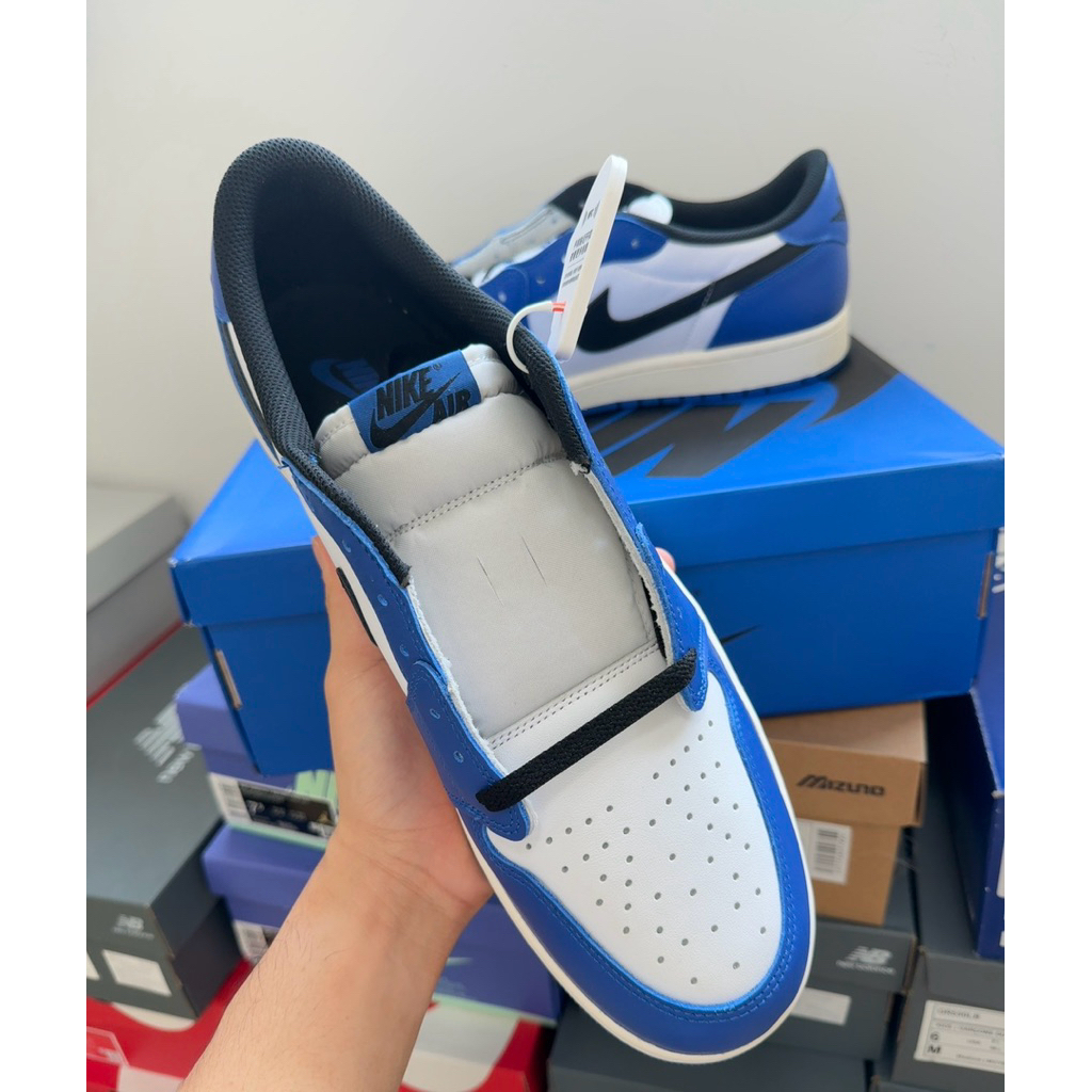 [ พร้อมส่ง ของแท้ 100% ] Jordan 1 Retro Low OG Game Royal - รูปที่ 7