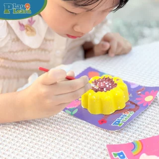 Play Plearn Kid ชุดระบายสีปูนปลาสเตอร์ Set Plaster Painting เหมาะสำหรับเด็ก 3 ขวบขึ้นไป