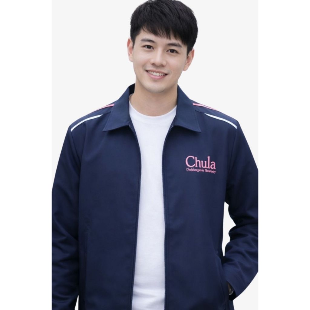 Chulabook|n|เสื้อแจ็คเก็ตกุ๊นไหล่ Chula สีกรม #020-691(Grand Sport)|8850000354281 (เหลือไซส์ XL )