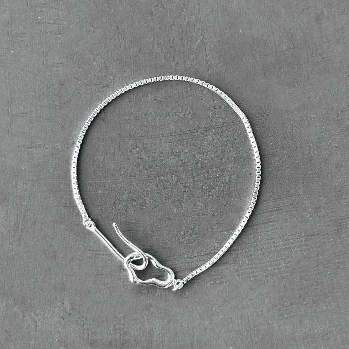 (bracelet,สร้อยข้อมือ) : PUDDLE BRACELET SILVER925 | สร้อยข้อมือ สร้อยข้อมือเงินแท้ (ราคาต่อ 1 เส้น) | YOUR WISHLIST