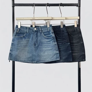 Atipashop - Form Denim mini skirt (#ATP602) กระโปรงยีนส์ ทรงสวย