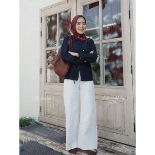 Heartmade-Solie wild-leg jeans👖🪡(s-3xl)สินค้าพรัอมส่ง