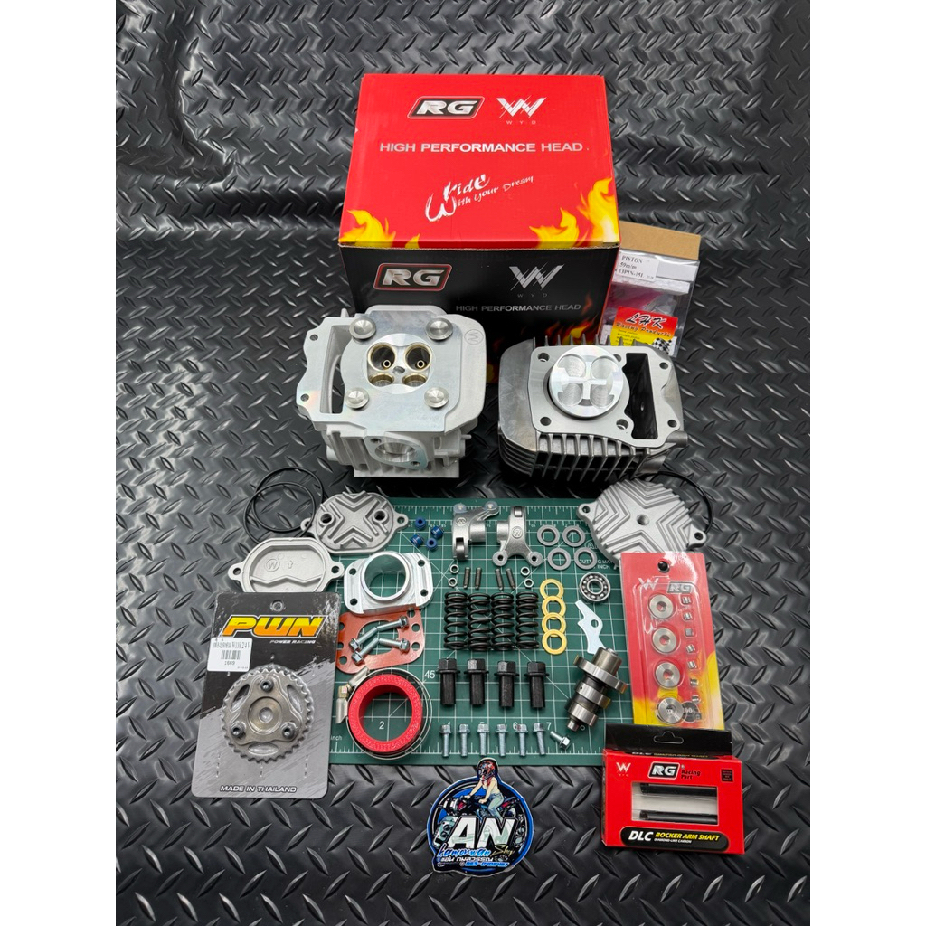 ชุด4วาล์ว57/59/60/66/67ฝาRGตัวใหม่พร้อมเซ็ตหลังวาล์ว ใส่125ปลาวาฬปี2012-2022และMSX ใส่ได้ตั้งแต่ชักเ