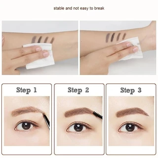 ดินสอเขียนคิ้ว กันน้ำ ดินสอเขียนคิ้วแบบหมุน 2 in 1 มีแปรงปัดคิ้วในตัว มี 6 สีให้เลือก