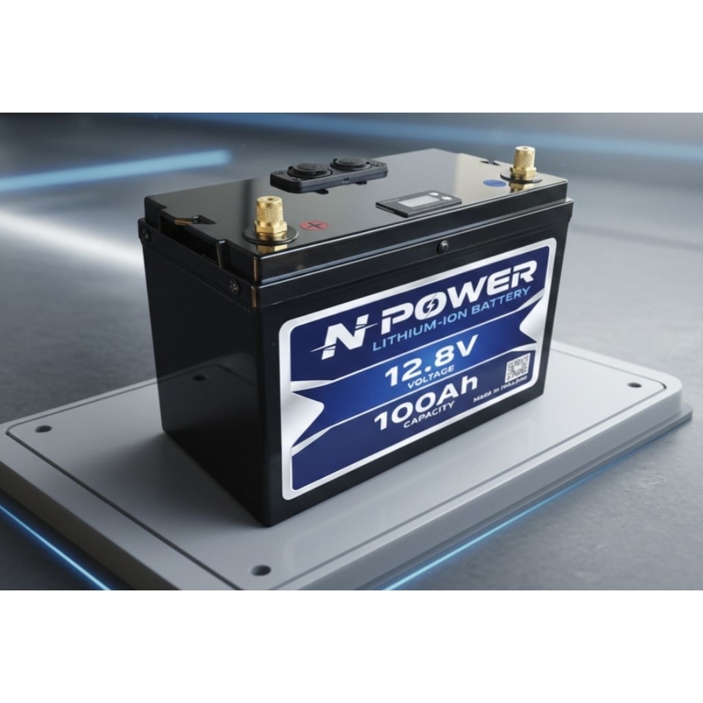 แบตลิเธียม LFP 12 โวลท์ 100 แอมป์