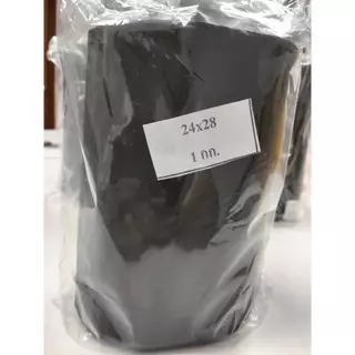 ถุงขยะม้วนสีดำเกรดAรุ่นบางเหนียวไร้กลิ่นม้วน1กิโลกรัม