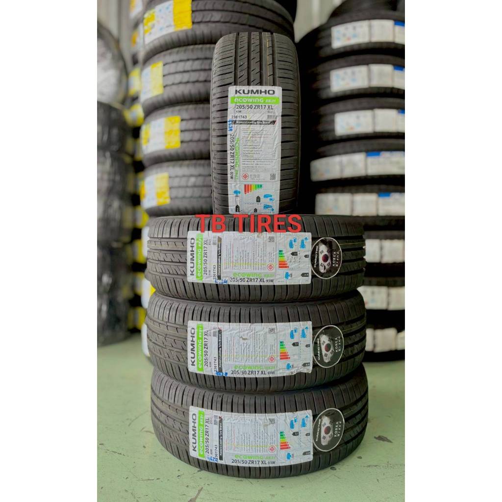 ยางรถยนต์ 205/50R17 ES31-VN // KUMHO (ยางใหม่ค้างปี 2024)
